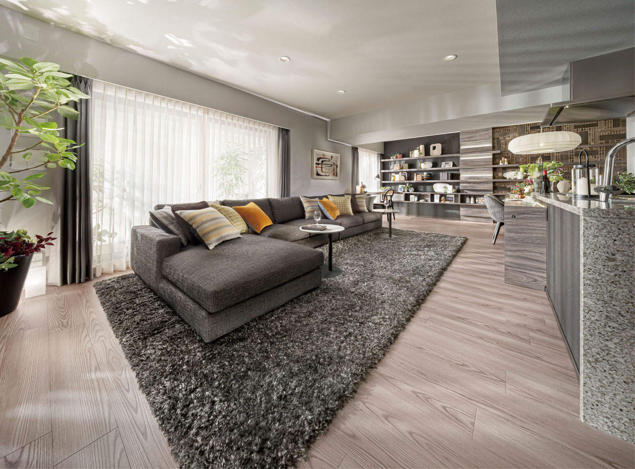 Living Dining Kitchen