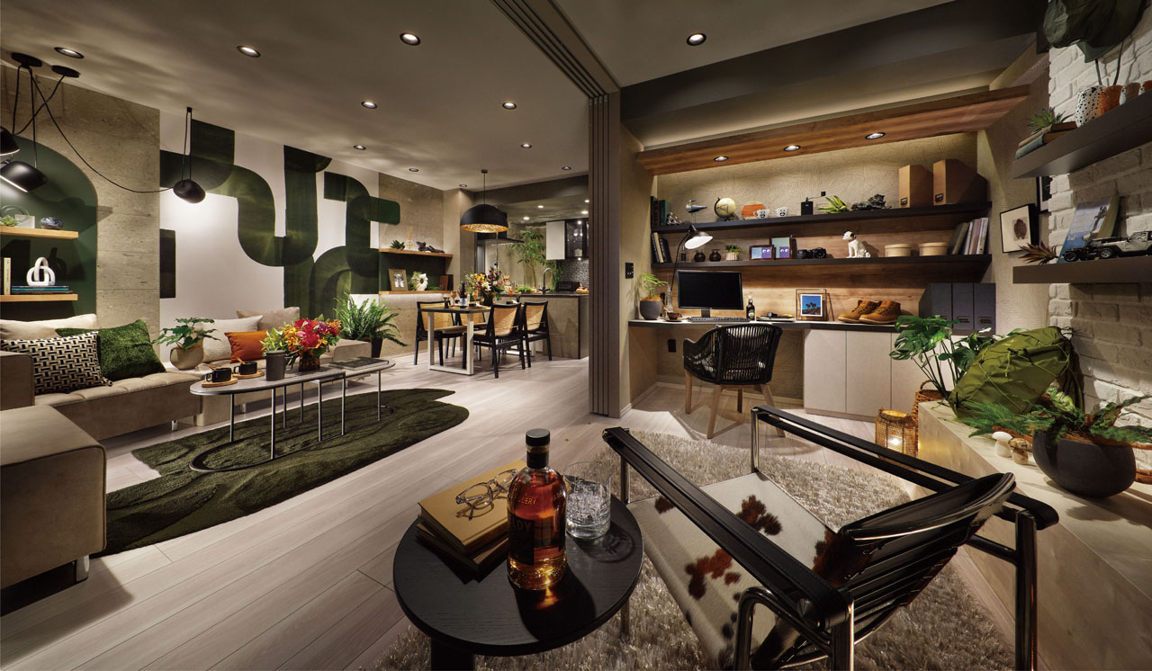 Living Dining Kitchen