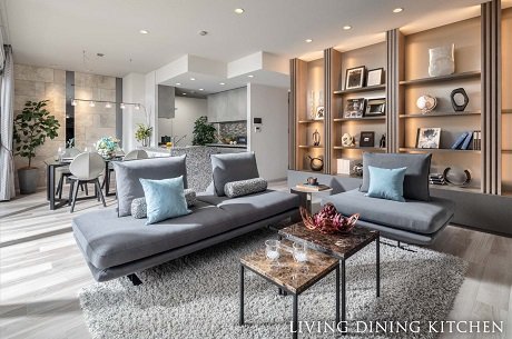 LIVING DINING KITCHEN