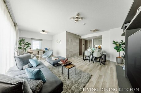 LIVING DINING KITCHEN