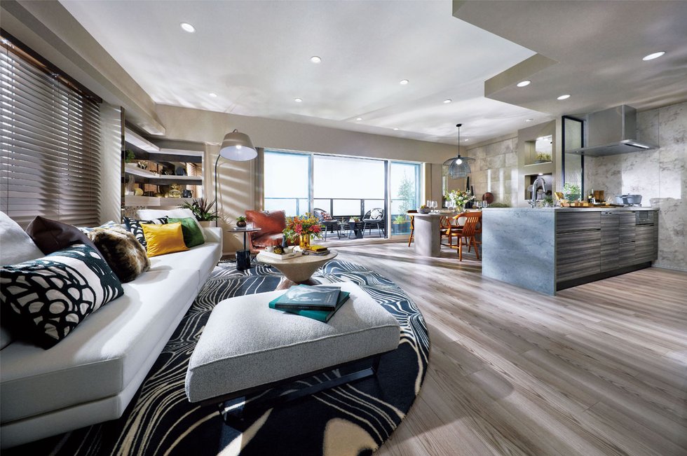LIVING DINING KITCHEN