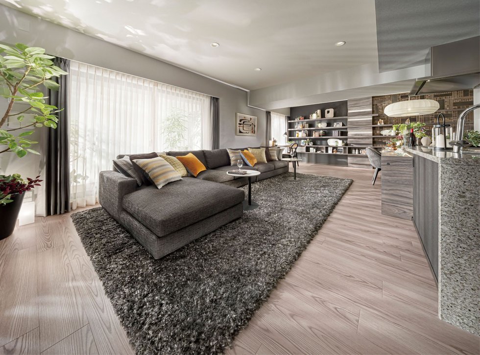 Living Dining Kitchen