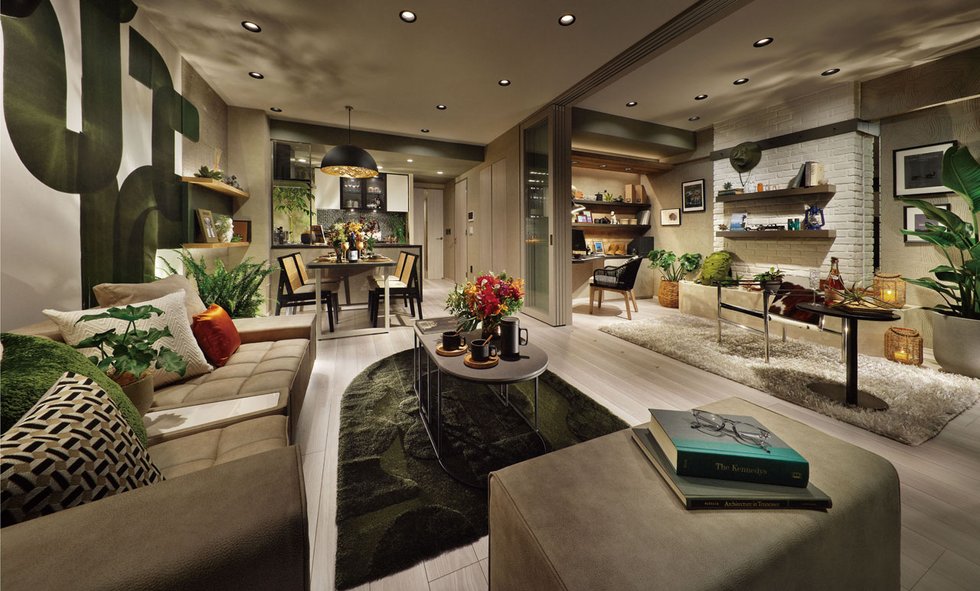 Living Dining Kitchen