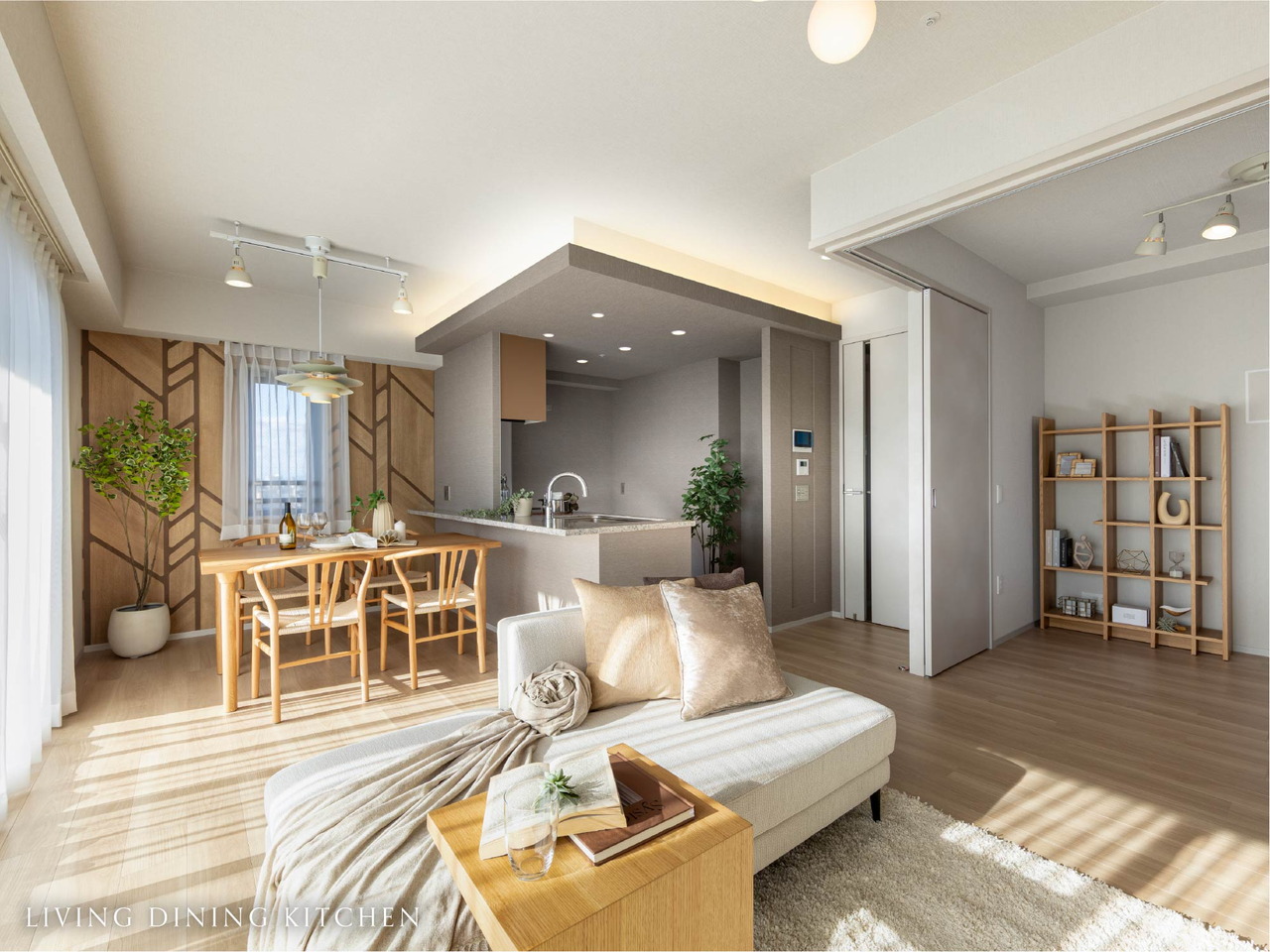 LIVING DINING KITCHEN