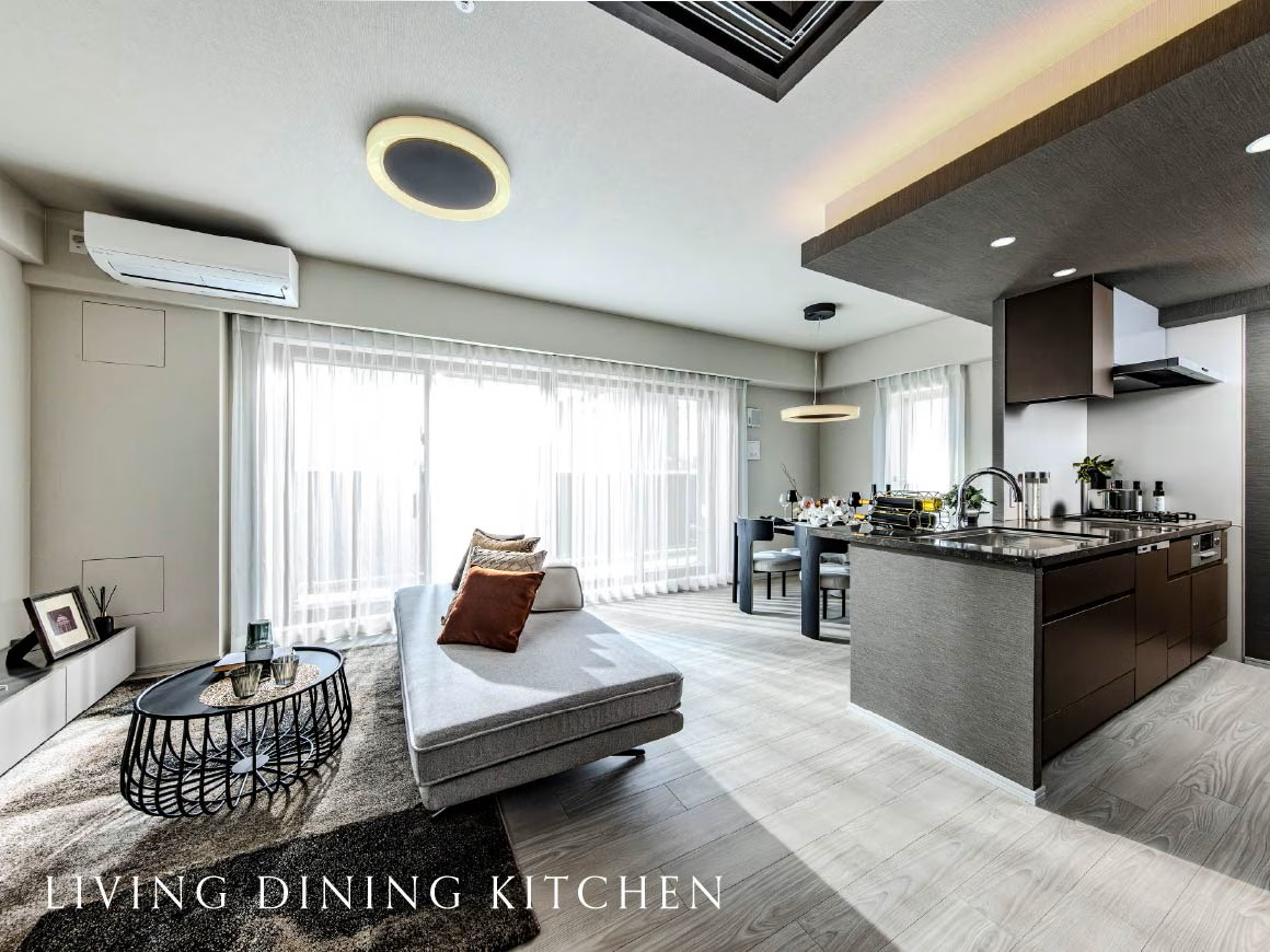 LIVING DINING KITCHEN
