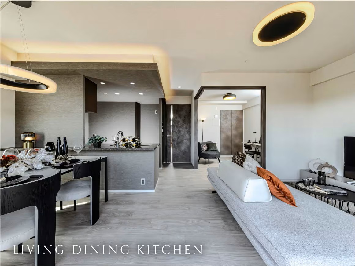 LIVING DINING KITCHEN
