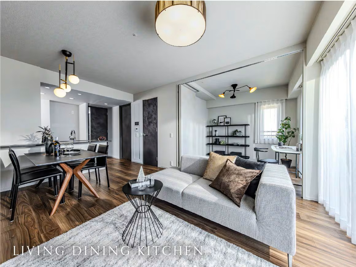 LIVING DINING KITCHEN
