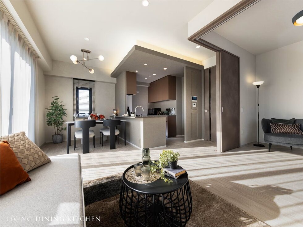 LIVING DINING KITCHEN