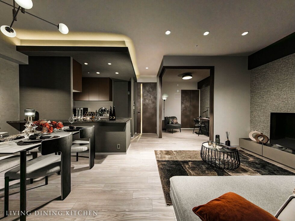 LIVING DINING KITCHEN