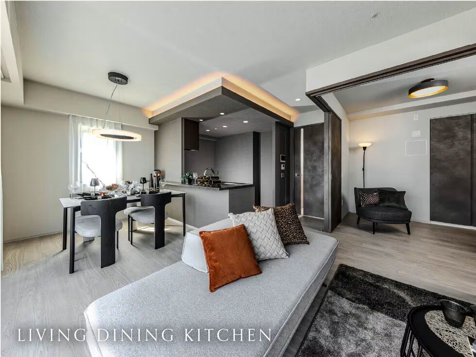 LIVING DINING KITCHEN