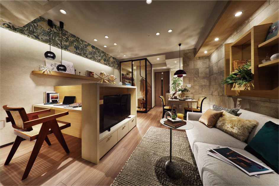 Living Dining Kitchen