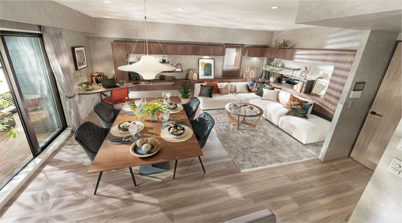 LIVING DINING