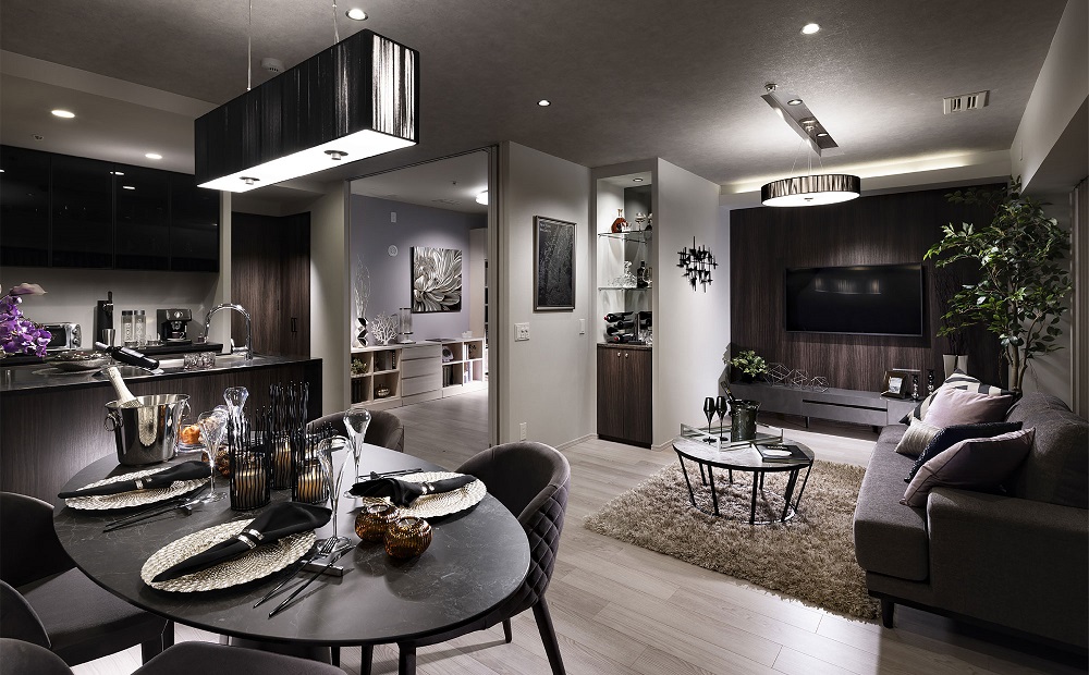 LIVING DINING KITCHEN