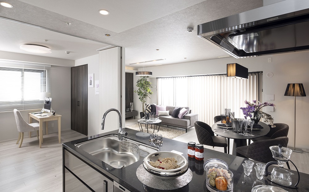 LIVING DINING KITCHEN