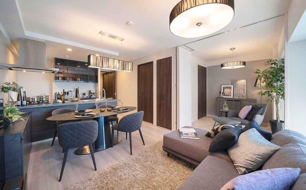 Living Dining Kitchen