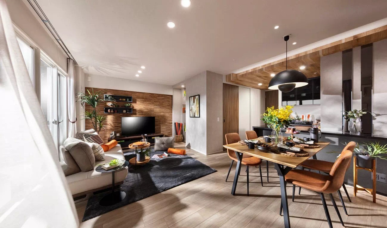 LIVING DINING KITCHEN