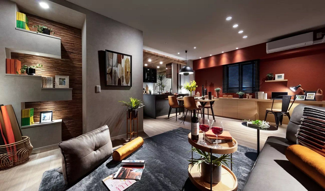 LIVING DINING KITCHEN