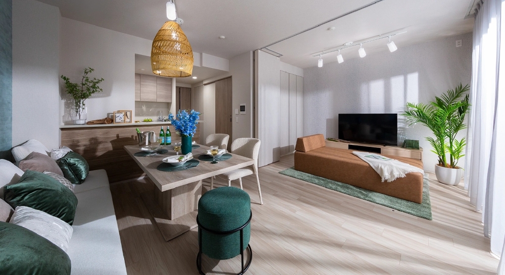Living Dining Kitchen
