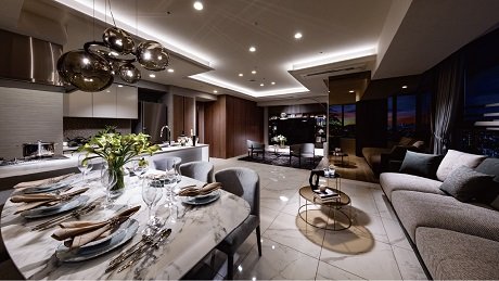Living Dining Kitchen