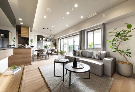 リビング・ダイニング(モデルルーム・Dtype)※1