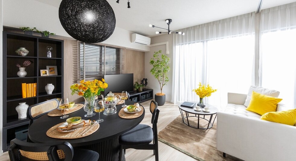Living Dining Kitchen
