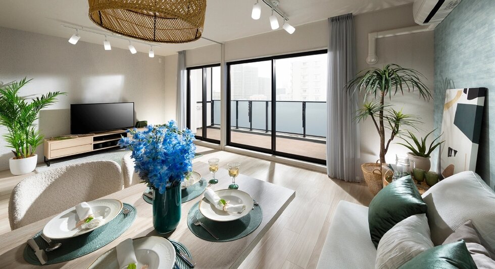 Living Dining Kitchen