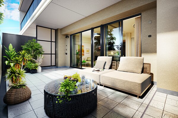 テラス（Btタイプ）完成予想CG