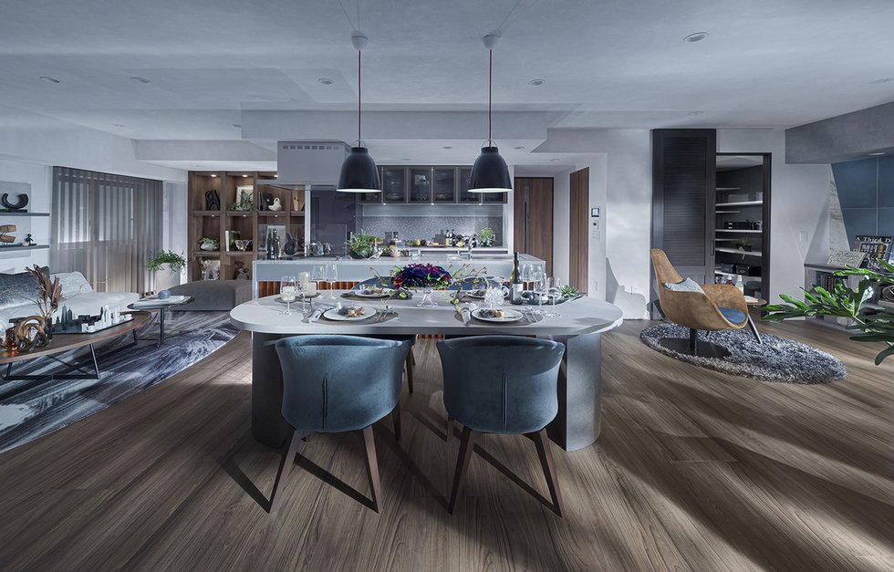 LIVING DINING KITCHEN