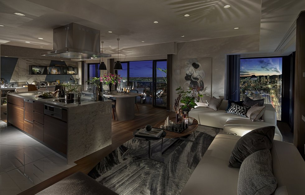 LIVING DINING KITCHEN