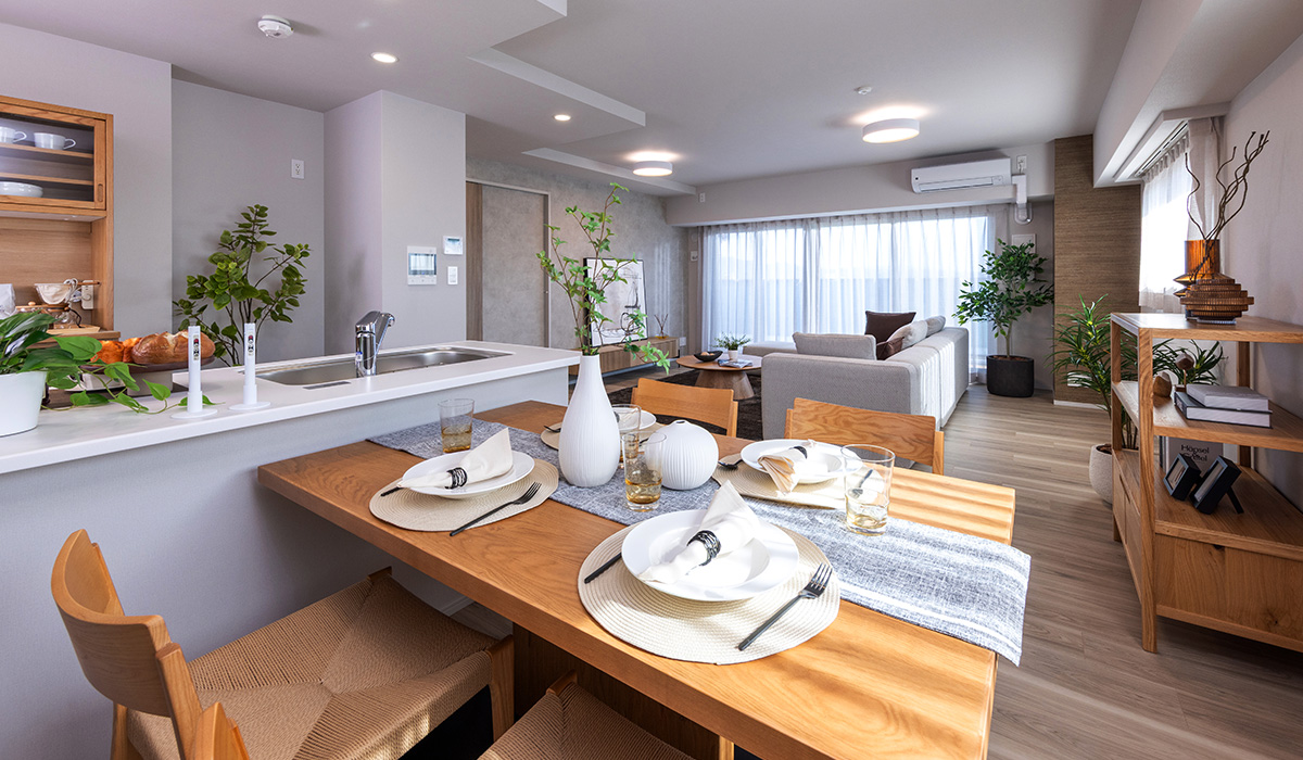 LIVING DINING KITCHEN