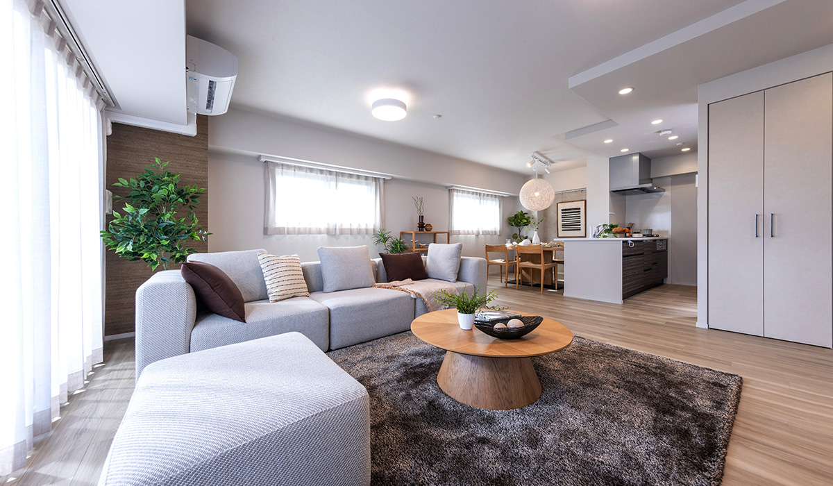 LIVING DINING KITCHEN