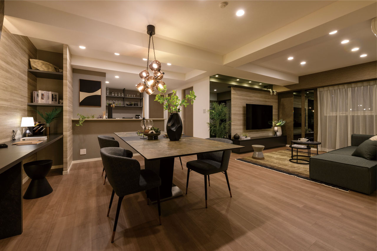 LIVING DINING KITCHEN