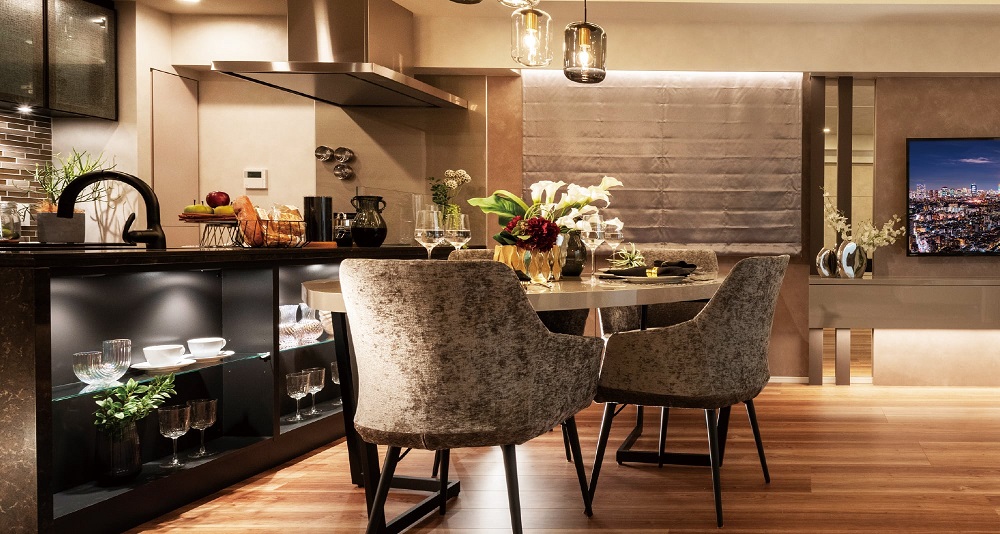 LIVING DINING KITCHEN