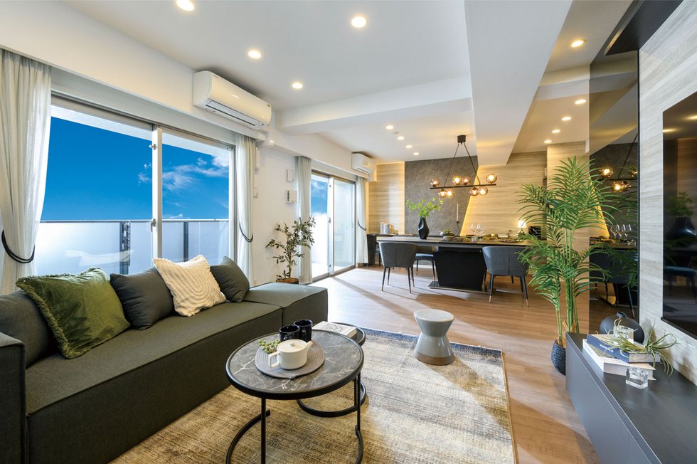 LIVING DINING KITCHEN