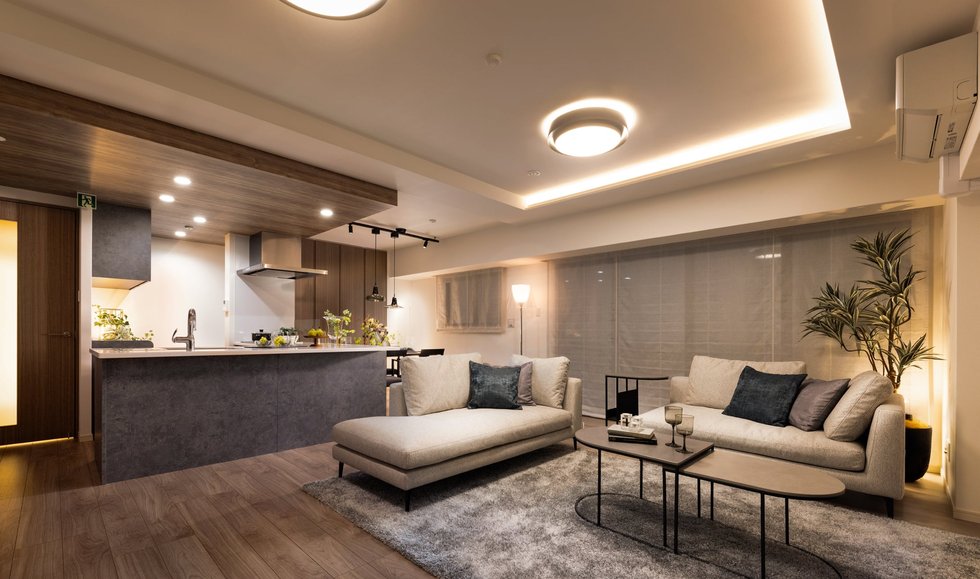 LIVING DINING KITCHEN
