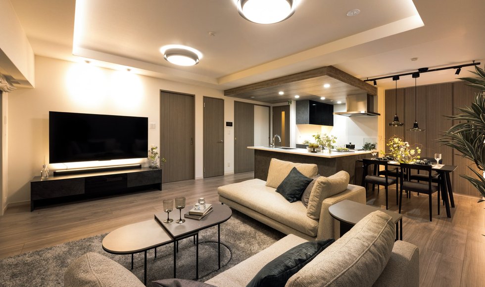 LIVING DINING KITCHEN