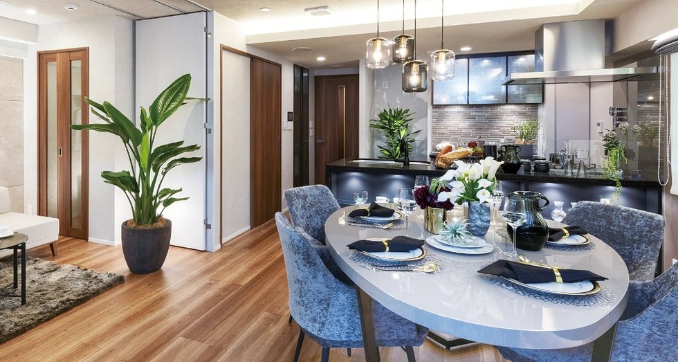 LIVING DINING KITCHEN
