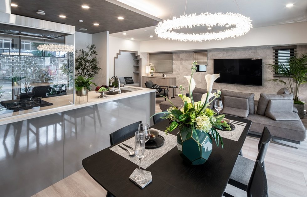 Living Dining Kitchen