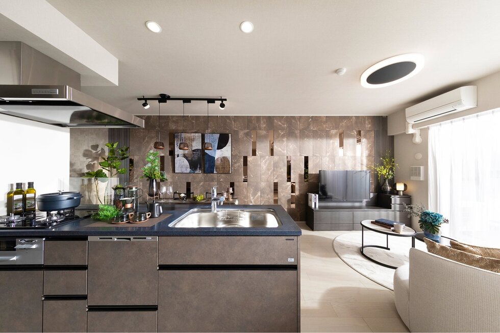 Living Dining Kitchen