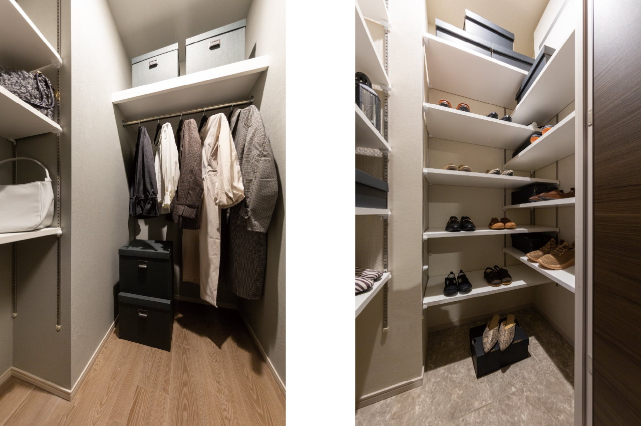 Walk in closet/shoes closet
