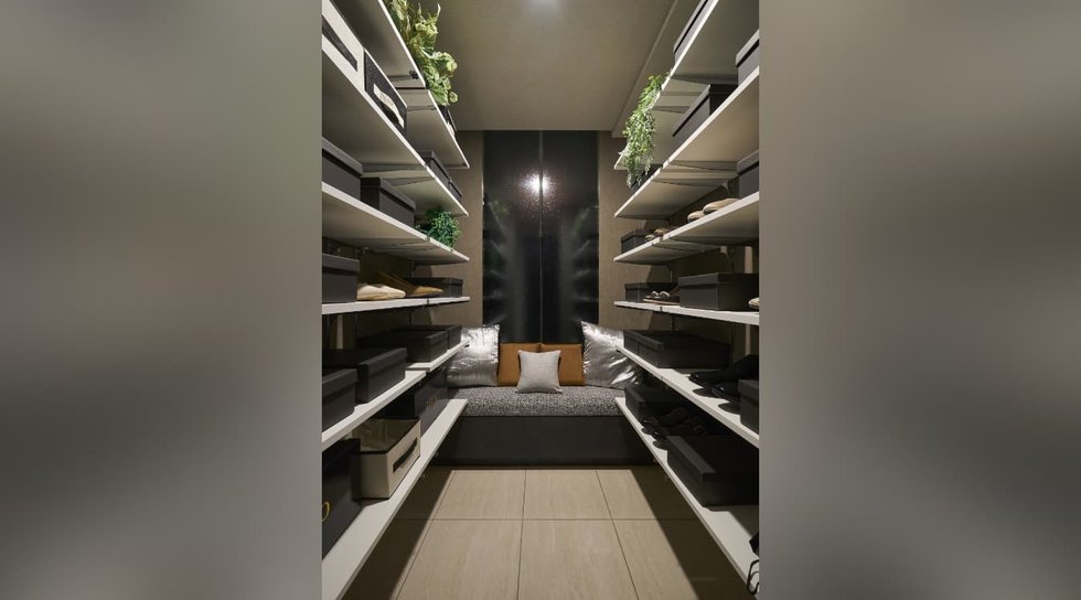 Shoes in Closet