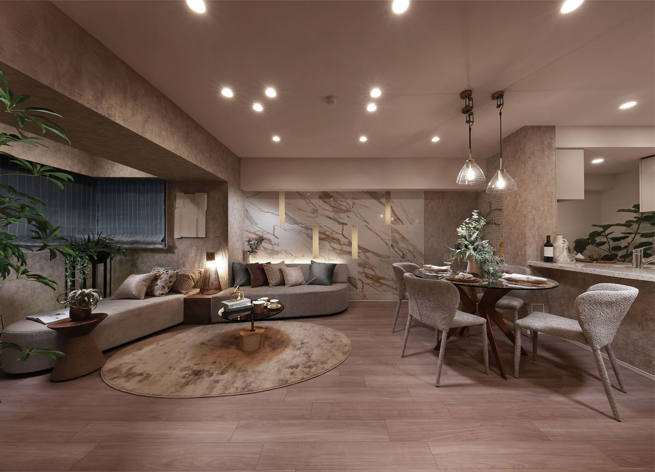 Living Dining Kitchen ＆ +Lounge