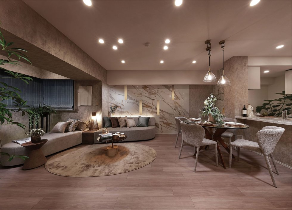 Living Dining Kitchen ＆ +Lounge