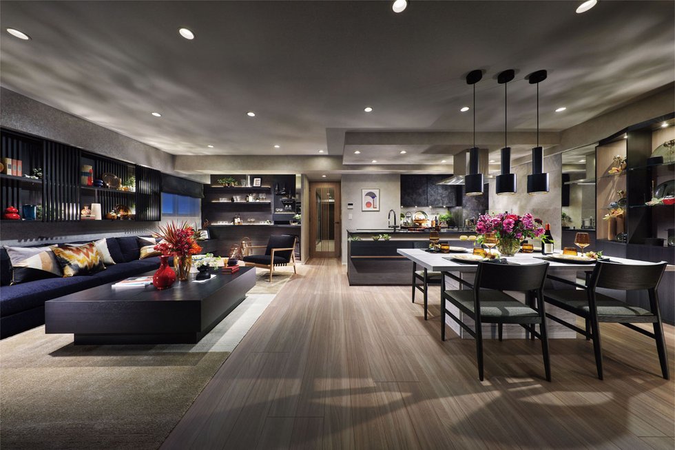 LIVING DINING KITCHEN