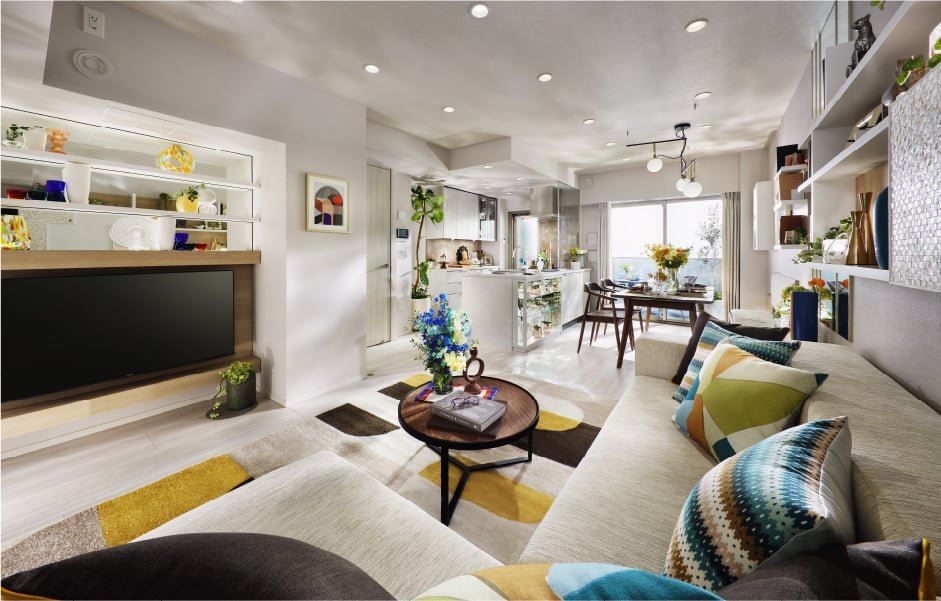 LIVING DINING KITCHEN