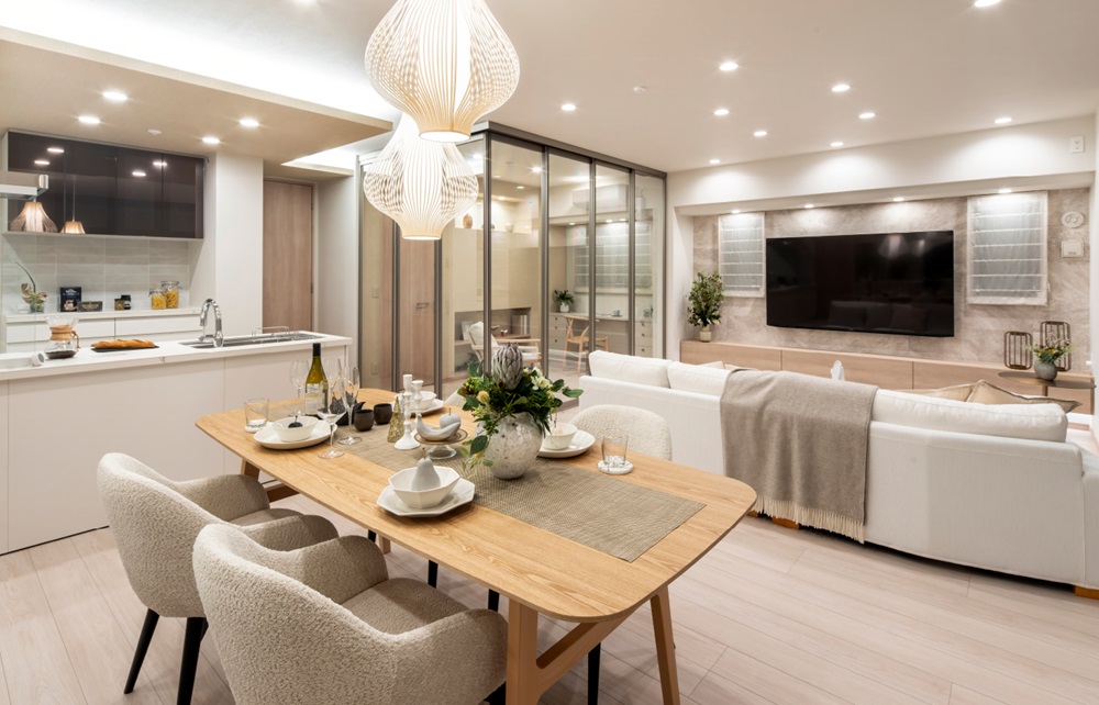 Living Dining Kitchen