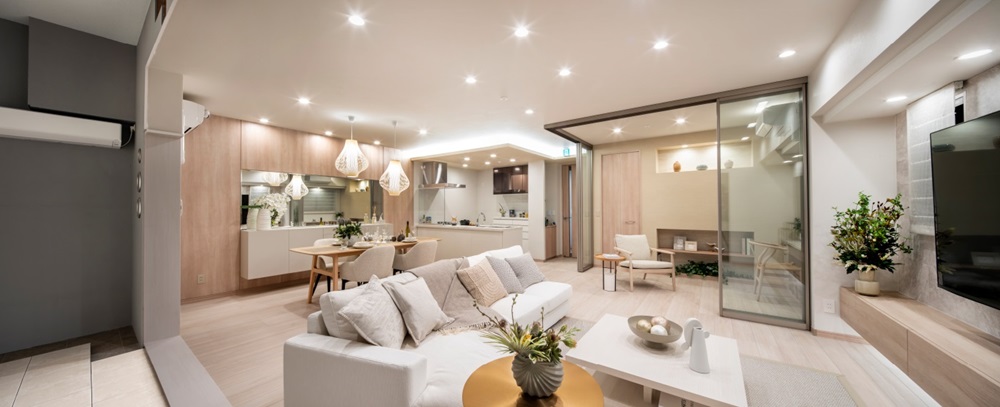 Living Dining Kitchen