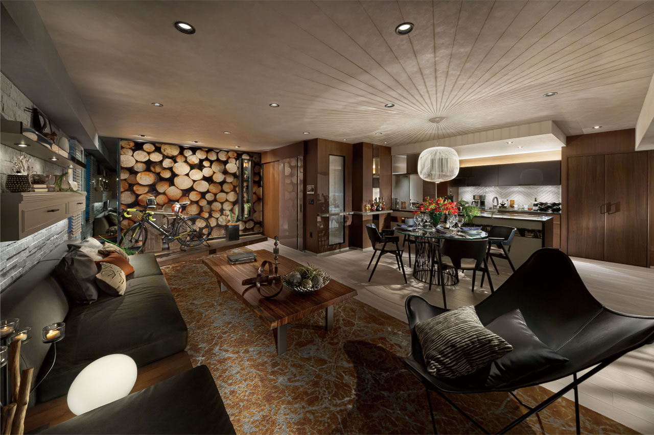 LIVING DINING KITCHEN