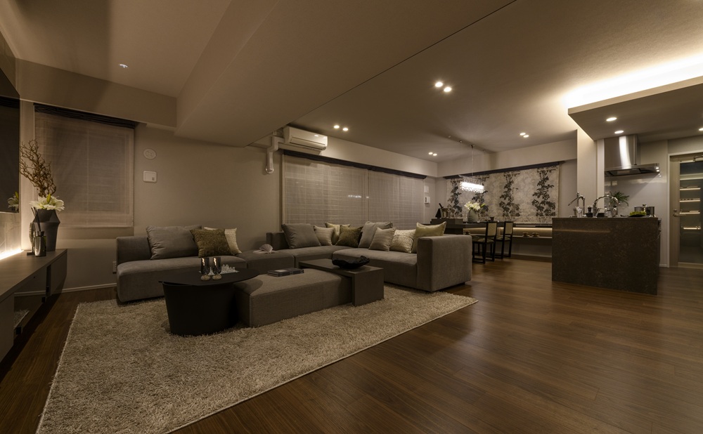 Living Dining Kitchen
