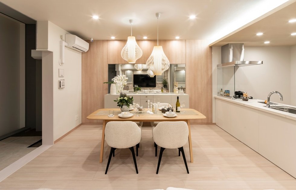 Living Dining Kitchen